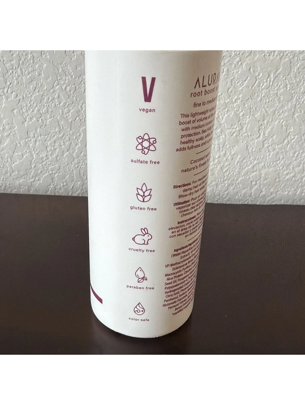 Aluram Clean Beauty Collection Root Boost Spray 6 oz. NEW!